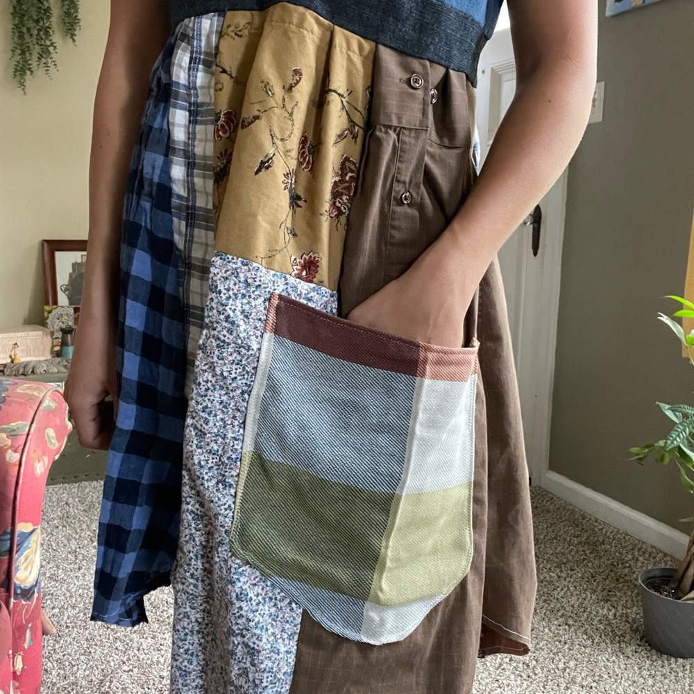 Handmade patchwork dress - Picture 4 of 13